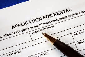 Reviewing a rental Application