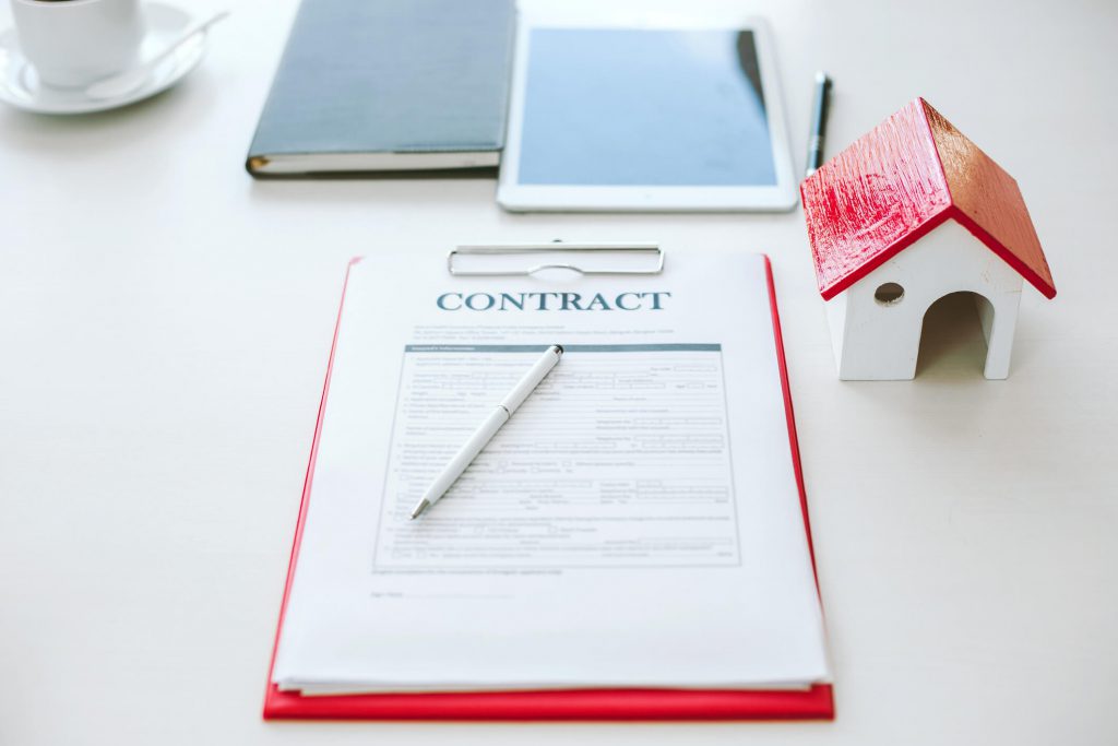 Rental Home Owner Signing Property Management Contract